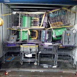 carts in truck 2