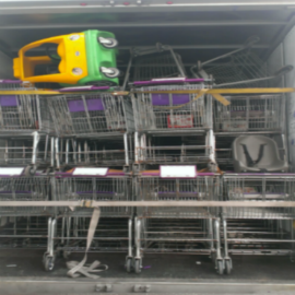 carts on truck